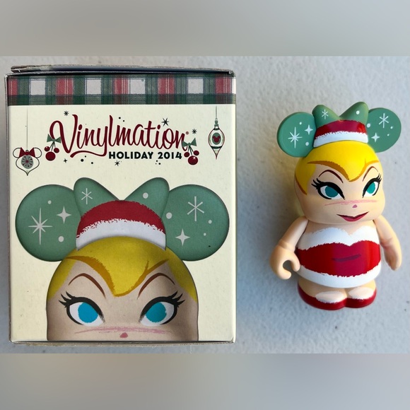 Disney Other - Holiday 2014 Tinker Bell Vinylmation Eachez 3” with/ Open Box